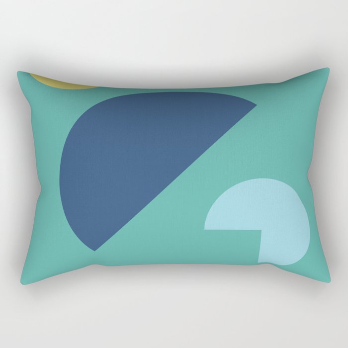 Minimal abstract geometry 5 Rectangular Pillow