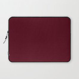 Dark Burgundy - Pure And Simple Laptop Sleeve
