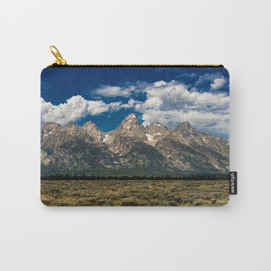 The Grand Tetons - Summer Mountains Carry-All Pouch