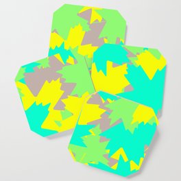 Maple Leaf pattern (luminus colours) Coaster