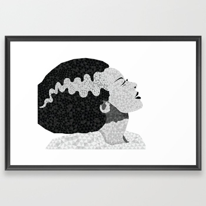 Bride Of Frankenstein Framed Art Print