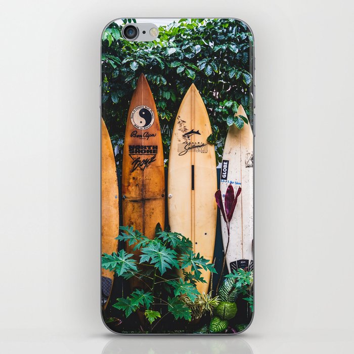 Surfboards, Maui, Hawaii iPhone Skin