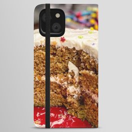 Carrot Cake Birthday iPhone Wallet Case