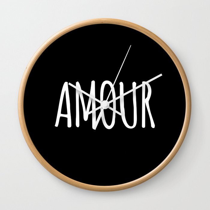 Amour Wall Clock
