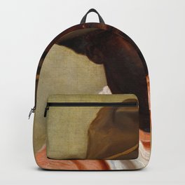 Portrait of a Boy by Camille Pissarro Backpack