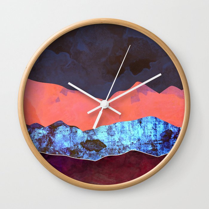 Evening Moon Wall Clock