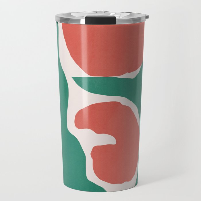 Color abstract shapes 3 Travel Mug