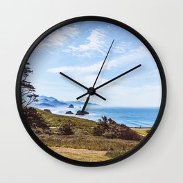 Oregon Coast - Cannon Beach Wall Clock