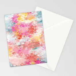 Abstract Paint Splatter 2 Stationery Cards