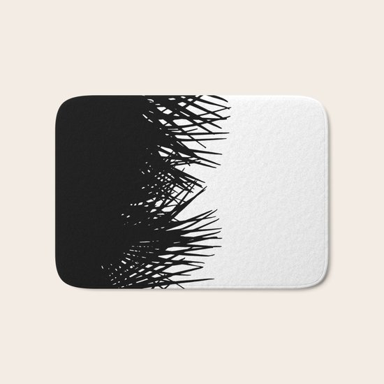 Side Fringe Bath Mat