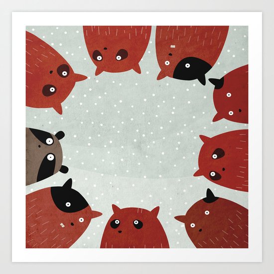 Are you ok? Art Print