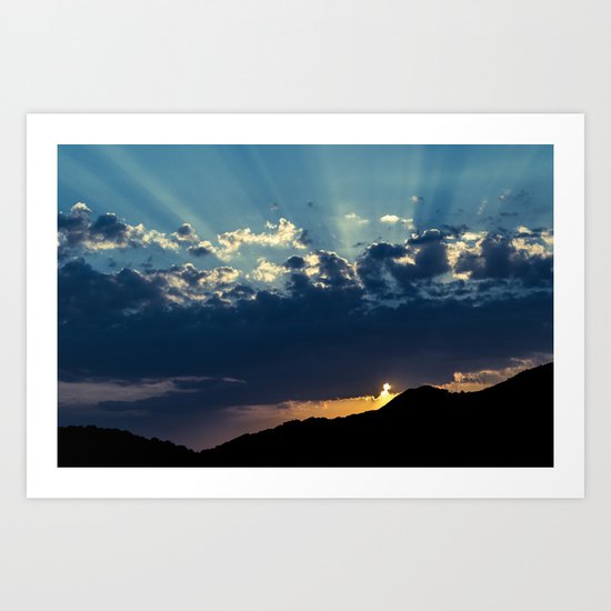 Dubvronik Beams Art Print