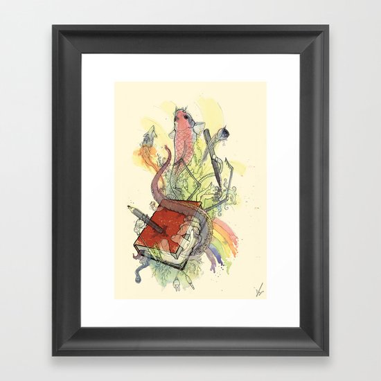 Sketchbook Life Framed Art Print