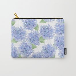 Elegant lavender lilac watercolor hydrangea floral Carry-All Pouch
