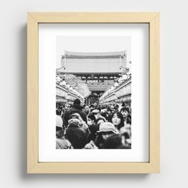 Sensoji Temple Market Recessed Framed Print