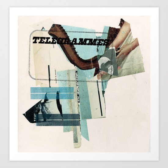Telegrammes Art Print