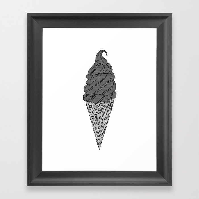 Ice cream 2 Framed Art Print
