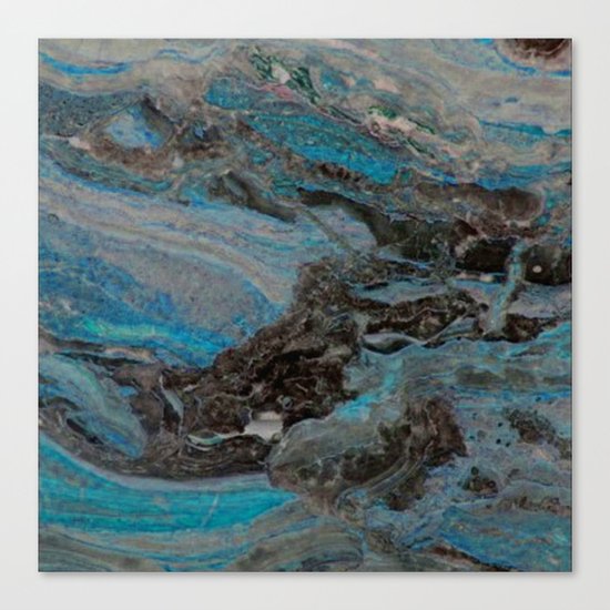 Marble, it is cool, aloof and especially elegant Canvas Print