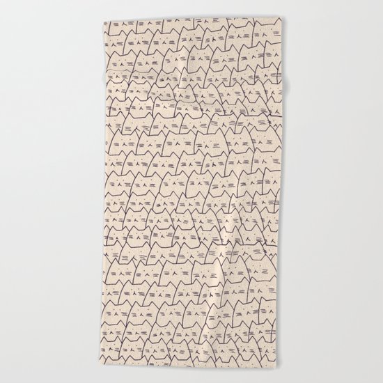 cats-401 Beach Towel