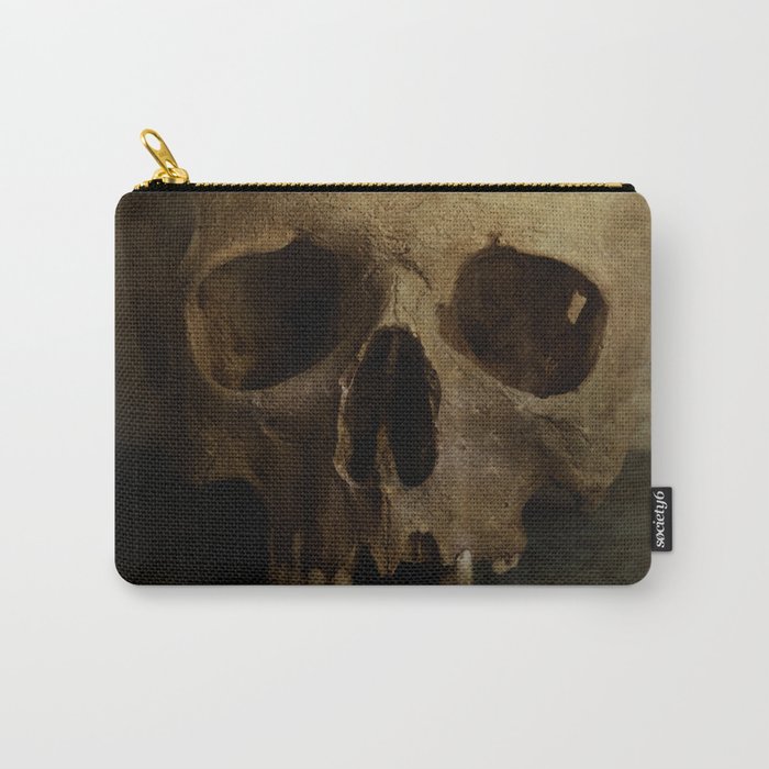 Male skull in retro style Carry-All Pouch