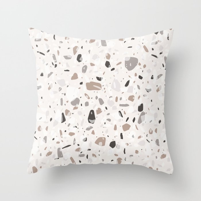 Terrazzo 18 Throw Pillow