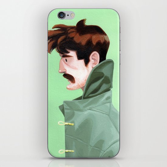 Brunette Man iPhone & iPod Skin