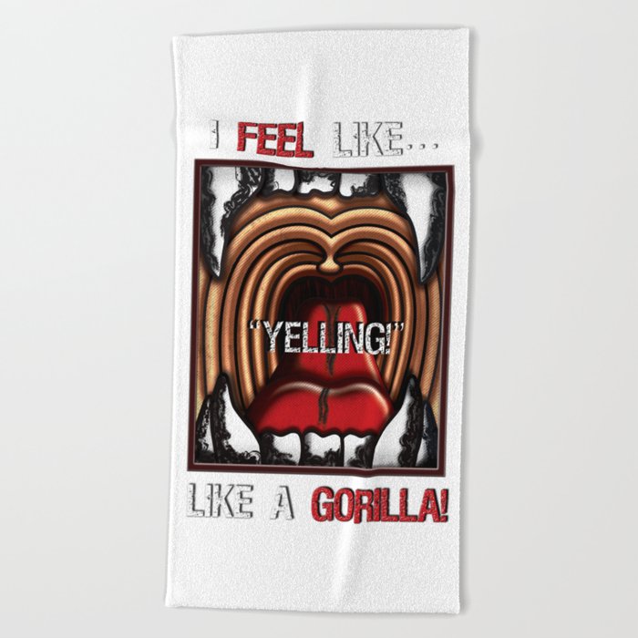 Gorilla Call Beach Towel