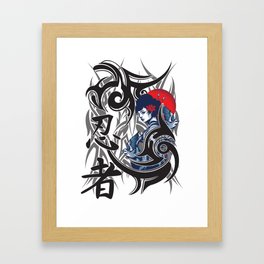 Tribal Geisha Framed Art Print