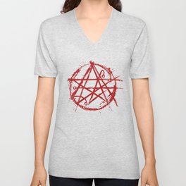 Necronomicon symbol - Lovecraft star sigil V Neck T Shirt