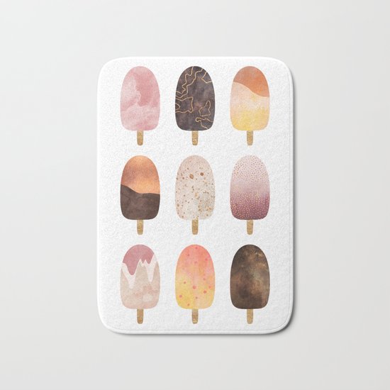 Pretty Popsicles 1 Bath Mat