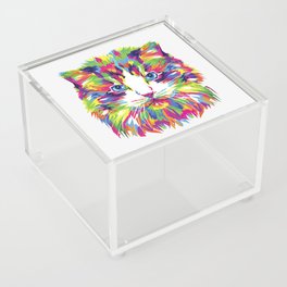 Abstract Cat Acrylic Box