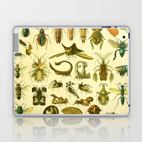 Adolphe Millot "Insectes" 3. Laptop & iPad Skin