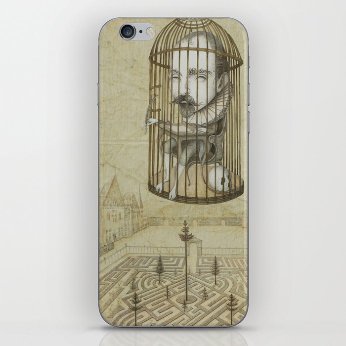 Michel Du Montaigne (1533 - 1592) An Inspirational Philosopher; Prison in the Sky iPhone Skin