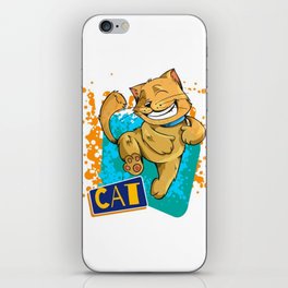 Funny Cat iPhone Skin
