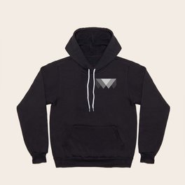 Sawtooth Inverted Blue Grey Hoody