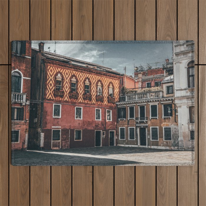 Venice Italy with beautiful architecture along the grand canal Outdoor Rug