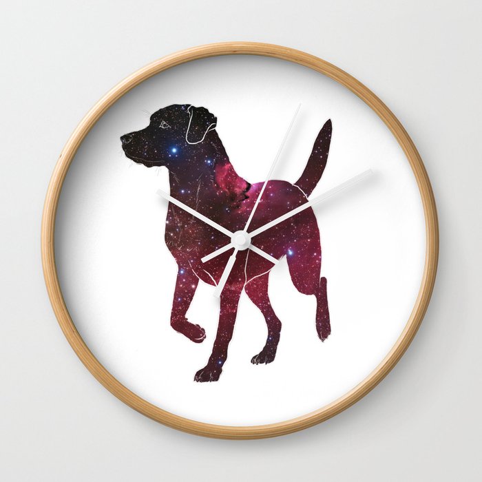 Space Labrador Wall Clock