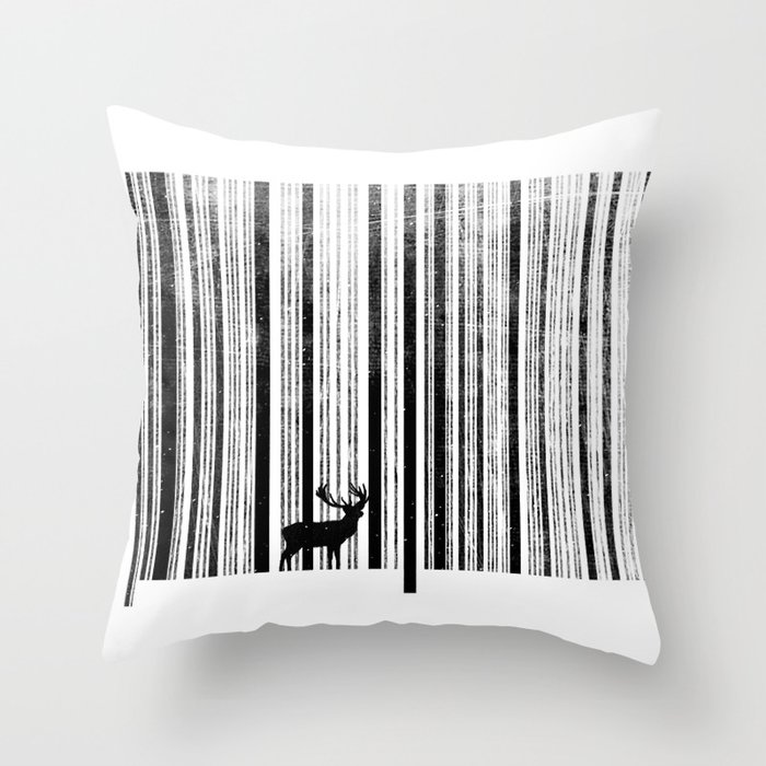 To scan a forest. Throw Pillow