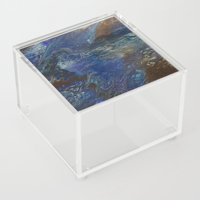 Turbulent Ocean Acrylic Box