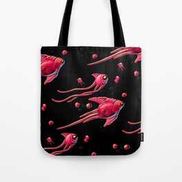 Outer Space Pinkfish Tote Bag