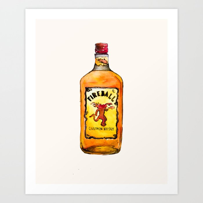 Fireball Art Print