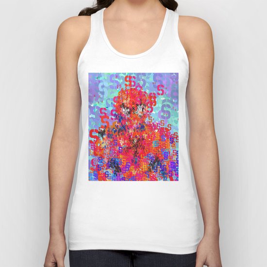 Spider Type Man - Abstract Pop Art Comic Unisex Tank Top
