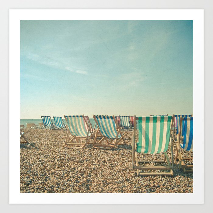 A Sea View Art Print by Cassia Beck Society6