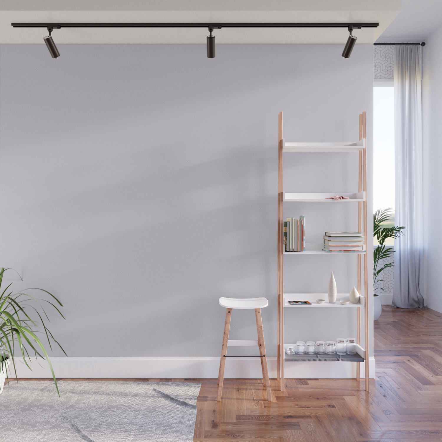Sherwin Williams Trending Colors Of 2019 Elation Soft Pastel Lilac Purple Sw 6827 Solid Color Wall Mural By Simplysolids Society6