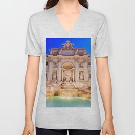 Rome, Italy.  V Neck T Shirt