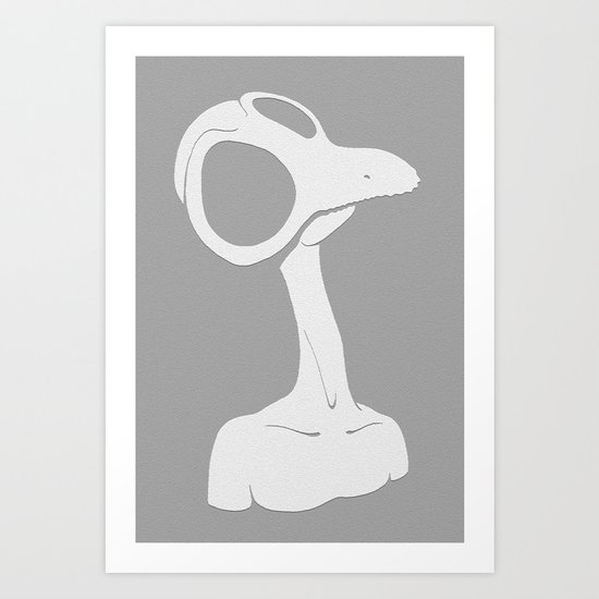 Masked & Abstract Art Print