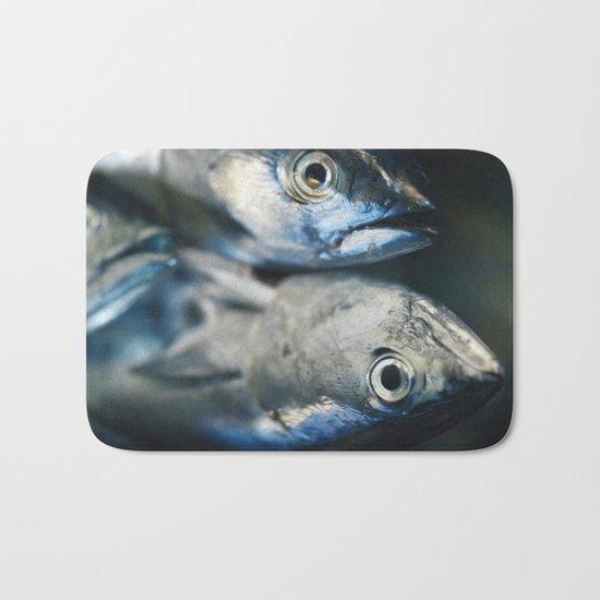 Tuna fish - still life - fine art - photo - print, high quality,macro, interior design, wall decor Bath Mat
