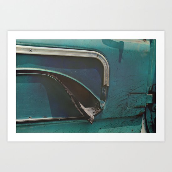 Old Ford Truck - Detail Obsolete Art Print