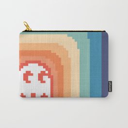 Blue Ghost Carry-All Pouch | Videogame, Pac Man, Retro, Pixel, Videogameart, Ghost, Digital, Graphicdesign, Fanart, Pixelart 