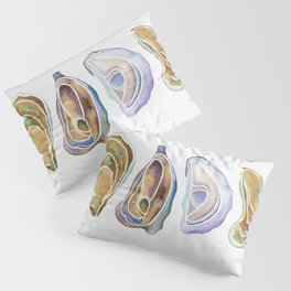 Watercolor Oysters Pillow Sham